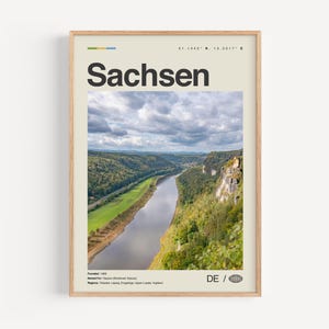 Sachsen Poster Schwarz weiß, Sachsen Wandbild, Sachsen Poster, Sachsen Foto, Sachsen Wanddeko, Sachsen Karte, Deutschland