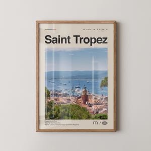 Saint Tropez Print, Saint Tropez Wall Art, Saint Tropez Poster, France, Sant-Tropetz, Alpes-Côte d'Azur, French Riviera