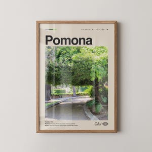 Pomona Print California, Pomona Wall Art, Pomona Poster, Pomona Photo, Pomona Fairplex, Pomona Fox Theater, Rancho Santa Ana Botanic Garden