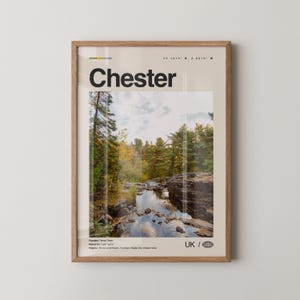 Chester Poster Schwarzweiß England, Chester Wandkunst, Chester Poster, Chester Foto, Cheshire, Römische Geschichte