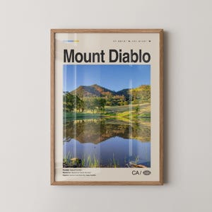 Mount Diablo Print California, Mount Diablo Wall Art, Mount Diablo Poster, Mount Diablo Photo, Summit Visitor Center, Rock City, Mount Diabl