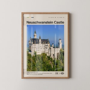 Neuschwanstein Castle Print, Neuschwanstein Castle Wall Art, Neuschwanstein Castle Poster, Neuschwanstein Castle Photo