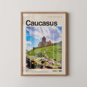Caucasus Print Caucasus Wall Art, Caucasus Poster, Caucasus Photo, Caucasus, Mountain Range, Georgia, Armenia, Azerbaijan, Elbrus, Kazbegi