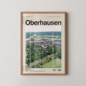 Oberhausen Print, Oberhausen Wall Art, Oberhausen Poster, Oberhausen Photo, Oberhausen Wall Décor, Oberhausen Map, Germany