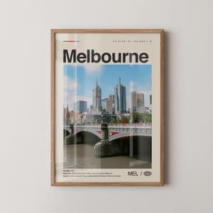 Melbourne Print Australia No 1, Melbourne Wall Art, Melbourne Poster, Melbourne Photo, Melbourne Wall Decor, Victoria