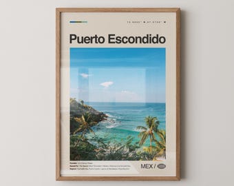 Puerto Escondido Print Mexico, Puerto Escondido Wall Art, Puerto Escondido Poster, Puerto Escondido Photo, Pacific Coast, Playa Zicatela