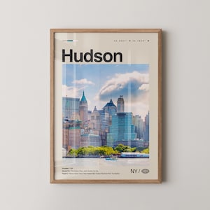 Hudson Print New York, Hudson Wall Art, Hudson Poster, Hudson Photo, Il fiume Hudson, Sito storico statale di Olana, Hudson-Atene