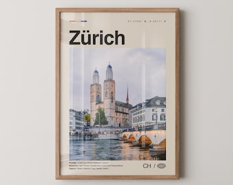 Zurich Print, Zürich Wall Art, Zürich Poster, Zürich Photo, Zürich Wall Decor, Switzerland, Zurich, Swiss, Europe