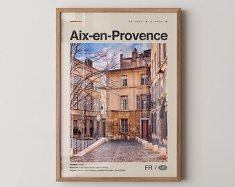 Aix En Provence Print No 1, Aix-en-Provence Wall Art, Aix-en-Provence Poster, Aix-en-Provence Photo, France, Côte d'Azur