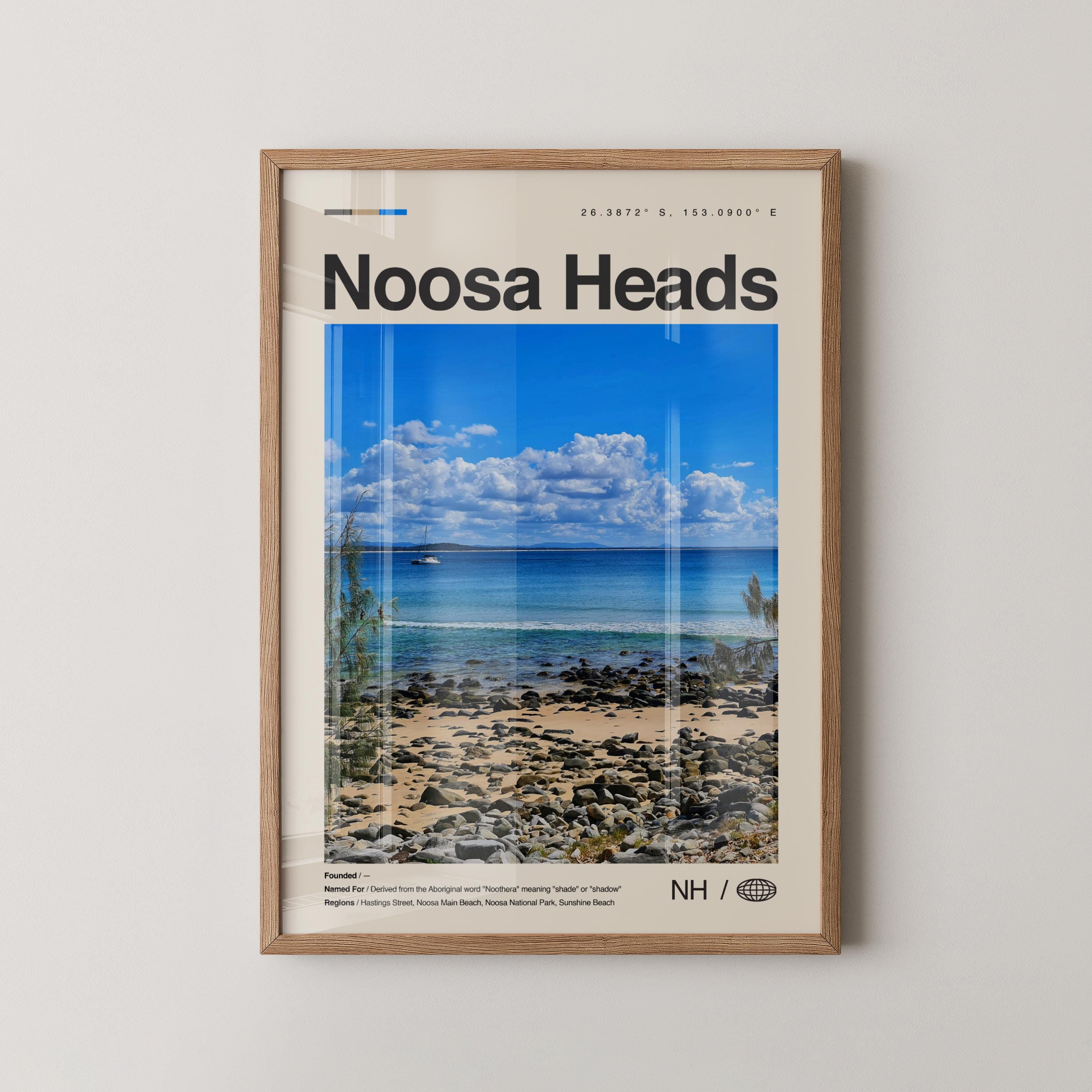 photo print フォトプリント「Noosa #2」 Noosa Heads-print nr. 2, Noosa Heads-muurkunst, Noosa Heads-poster