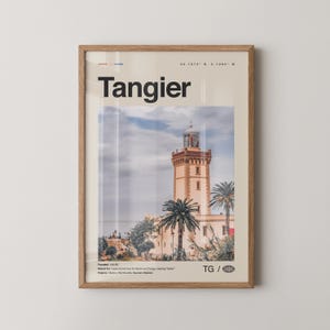 Tangier Print, Tangier Wall Art, Tangier Poster, Tangier Photo, Tangier Wall Décor, Tangier Map, Morocco