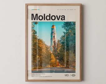 Moldova Print, Moldova Wall Art, Moldova Poster, Moldova Photo, Moldova Wall Decor, Republica Moldova, Chișinău, Europe