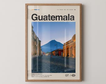 Guatemala Print No 1, Guatemala Wall Art, Guatemala Poster, Guatemala Photo, Guatemala Wall Decor, Central America