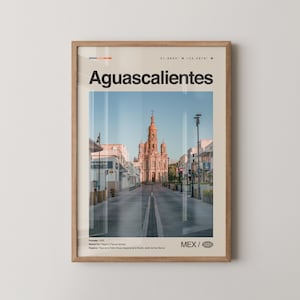 Aguascalientes Print Mexico, Aguascalientes Wall Art, Aguascalientes Poster, Aguascalientes Photo, San Marcos Garden, Catedral Basílica de