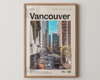Vancouver Print Canada No 2, Vancouver Wall Art, Vancouver Poster, Vancouver Photo, British Columbia, North America