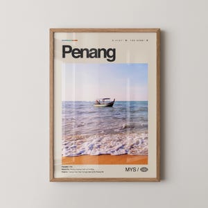 Penang Print Malaysia, Penang Wall Art, Penang Poster, Penang Photo, Penang, Batu Ferringhi, Tropical Beaches, Malaysia