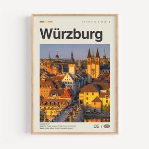 Würzburg Poster schwarz weiß Nr. 1, Würzburg Wandkunst, Würzburg Poster, Würzburg Foto, Würzburg Karte, Würzburg Wanddekor, Deutschland