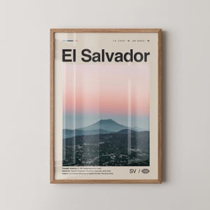 Impression El Salvador no 2, art mural El Salvador, affiche El Salvador, photo El Salvador, San Salvador, Amérique centrale
