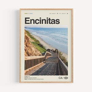 Encinitas Print Kalifornien, Encinitas Wandkunst, Encinitas Poster, Encinitas Foto, Moonlight Beach, San Diego Botanic Garden, Swami’s Beach
