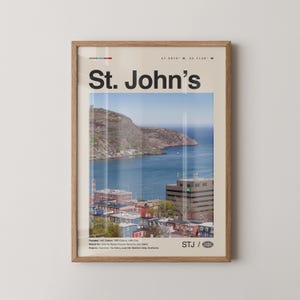 St Johns Print, St. John’s Wall Art, St. Johns Poster, St. John’s Photo, St. John’s Wall Décor, Saint Johns, Canada