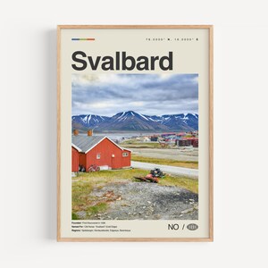 Svalbard Print schwarz weiß, Svalbard Wandbild, Svalbard Poster, Svalbard Foto, Svalbard Wandbild, Svalbard Karte, Norwegen