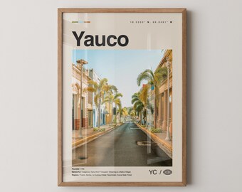 Yauco Print, Yauco Wall Art, Yauco Poster, Yauco Photo, Yauco Wall Décor, Yauco Map, Puerto Rico