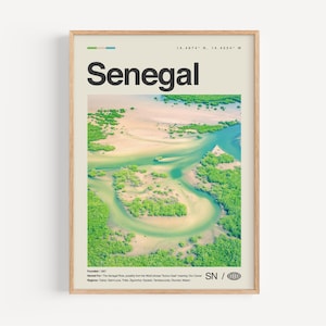 Senegal Print Black and White, Senegal Wall Art, Senegal Poster, Senegal Photo, Senegal Wall Decor, Sénégal, Dakar, Africa