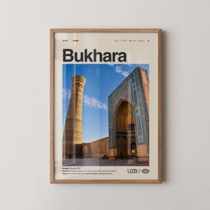 Bukhara Print Bukhara, Uzbekistan Wall Art, Bukhara Poster, Bukhara Photo, Kalyan Minaret, Ark of Bukhara, Lyab-i Hauz, Samanid Mausoleum
