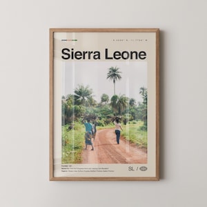 Sierra Leone Print, Sierra Leone Wall Art, Sierra Leone Poster, Sierra Leone Photo, Sierra Leone Decor, Freetown, Africa