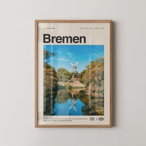 Bremen print, Bremen kunst aan de muur, Bremen poster, Bremen foto, Bremen wanddecoratie, Duitsland, Duitsland