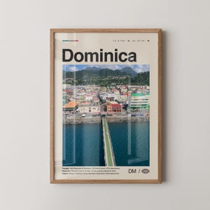 Dominica Print,Dominica Wandkunst,Dominica Poster,Dominica Foto,Dominica Wanddekor, Country Print, Roseau, Karibik
