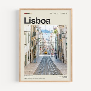 Lisboa Print Schwarzweiß, Lisboa Wandkunst, Lisboa Poster, Lisboa Foto, Lisboa Wanddekoration, Lisboa Karte, Portugal
