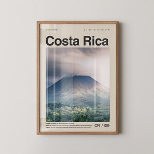 Costa Rica Print No 2, Costa Rica Wall Art, Costa Rica Poster, Costa Rica Photo, Costa Rica Wall Decor, San José