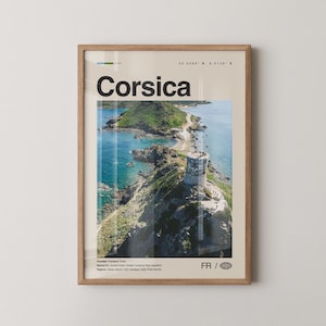 Korsyca druk, Corsica Wall Art, Corsica Plakat, Corsica Photo, Corsica Wall Décor, Corse, Ajaccio, Francja