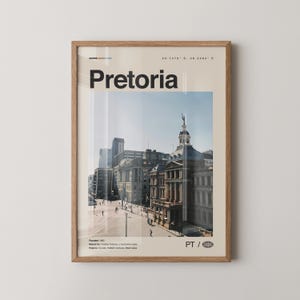 Pretoria Print, Pretoria Wall Art, Pretoria Poster, Pretoria Photo, Pretoria Wall Décor, South Africa, Gauteng