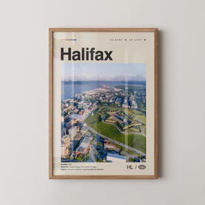 Halifax-tryck, Halifax-väggkonst, Halifax-affisch, Halifax-foto, Halifax-väggdekor, Nova Scotia, Kanada