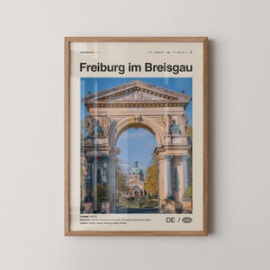 Freiburg im Breisgau print, Freiburg kunst aan de muur, Freiburg poster, Freiburg foto, Freiburg im Breisgau, Duitsland, Duitsland