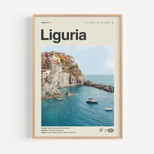 Ligurien Poster Schwarz weiß, Ligurien Wandkunst, Ligurien Poster, Ligurien Foto, Ligurien Wanddekor, Ligurien Karte, Italien