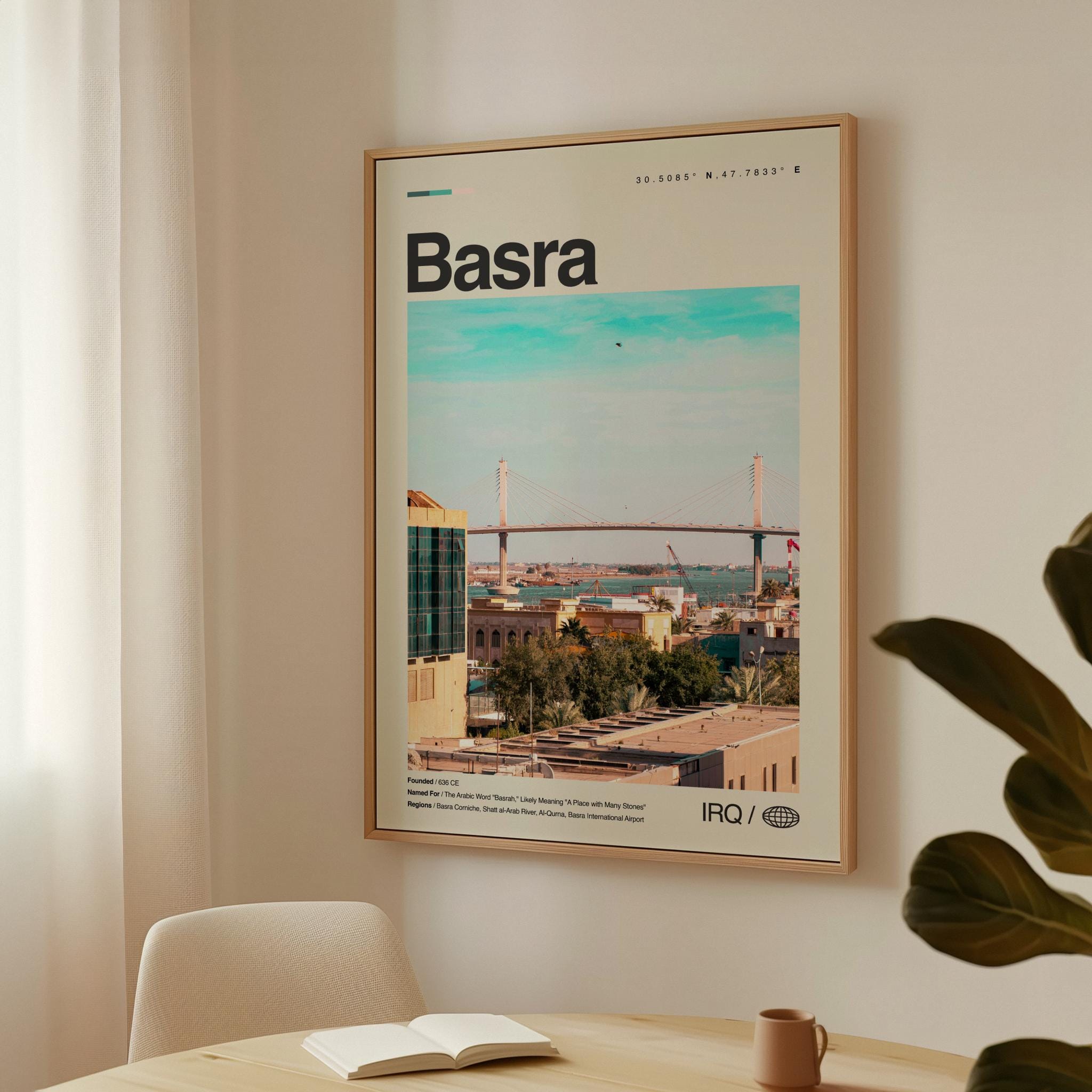 Basra Print, Basra Wall Art, Basra Poster, Basra Photo, Shatt Al-arab ...