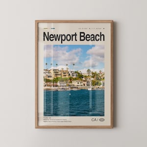 Newport Beach Print California, Newport Beach Wall Art, Newport Beach Poster, Newport Beach Photo, Balboa Island, Crystal Cove, Newport