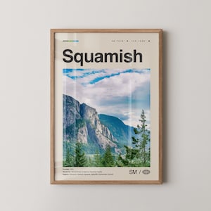 Squamish Print, Squamish Wall Art, Squamish Poster, Squamish Photo, Squamish Wall Décor, British Columbia, Canada