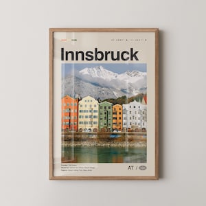 Innsbruck Print, Innsbruck Wall Art, Innsbruck Poster, Innsbruck Photo, Innsbruck Wall Decor, Austria, Österreich, Europe
