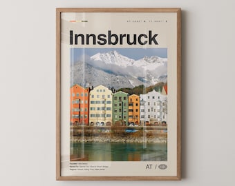 Innsbruck Print, Innsbruck Wall Art, Innsbruck Poster, Innsbruck Photo, Innsbruck Wall Decor, Austria, Österreich, Europe