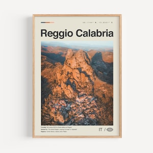 Reggio Calabria Print Schwarz weiß, Reggio Calabria Kunst, Reggio Calabria Poster, Reggio Calabria Foto, Wanddekor, Reggio Calabria Karte