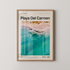 Playa del Carmen Print Mexico, Playa del Carmen Wall Art, Playa del Carmen Poster, Playa del Carmen Photo, Quinta Avenida, Playa Mamitas