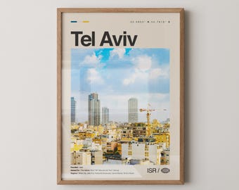 Tel Aviv Print, Tel Aviv Wall Art, Tel Aviv Poster, Tel Aviv Photo, Jaffa Port, Rothschild Boulevard, Carmel Market, Tel Aviv Museum of Art,