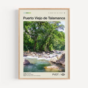 Puerto Viejo de Talamanca print zwart-wit, Puerto Viejo de Talamanca muurkunst, Puerto Viejo de Talamanca poster, Talamanca, Costa Rica
