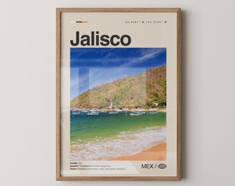 Jalisco Print Mexico, Jalisco Wall Art, Jalisco Poster, Jalisco Photo, Guadalajara, Tequila, Puerto Vallarta, Lake Chapala, Hospicio Cabañas