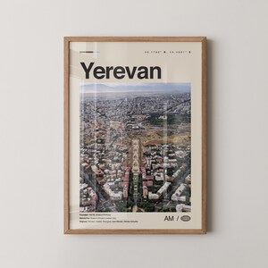Impressão de Yerevan, Arte de parede de Yerevan, Pôster de Yerevan, Foto de Yerevan, Decoração de parede de Yerevan, Armênia, Երևावविक्विविवावास्वा
