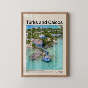 Turks and Caicos Islands Print, Turks and Caicos Wall Art, Turks and Caicos Poster, Turks and Caicos Photo